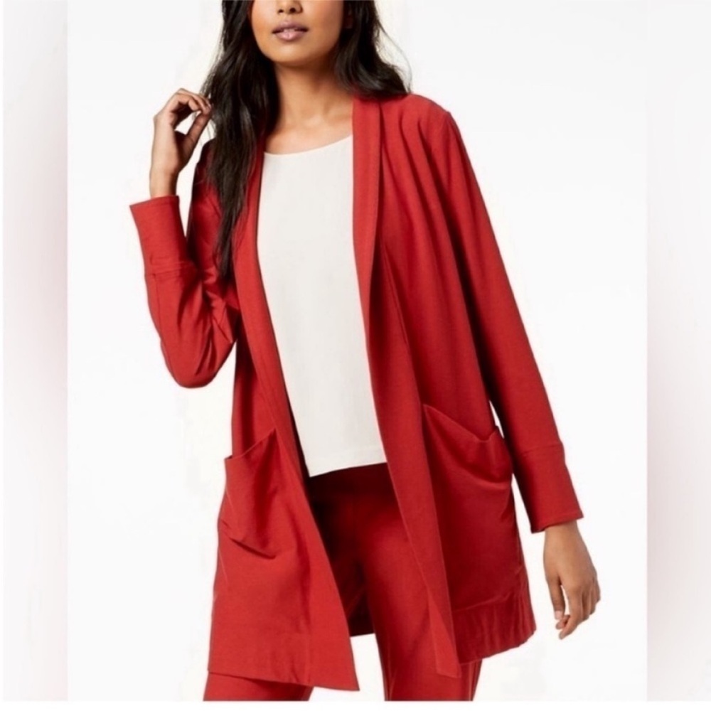 Eileen Fisher Serno Kimono Jacket | Open Front Minimalist Layer